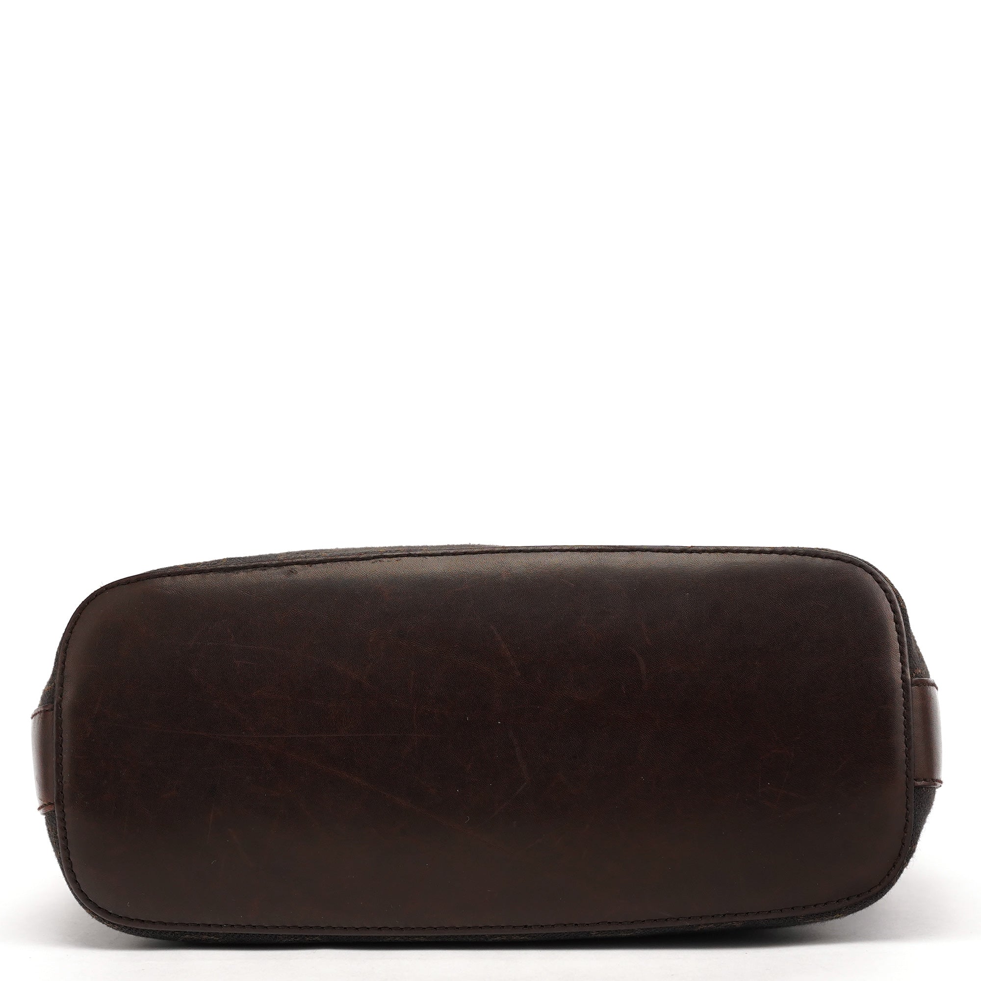 Gucci Borsa a spalla GG in pelle marrone