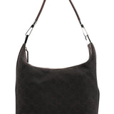 Gucci Borsa a spalla GG in pelle marrone