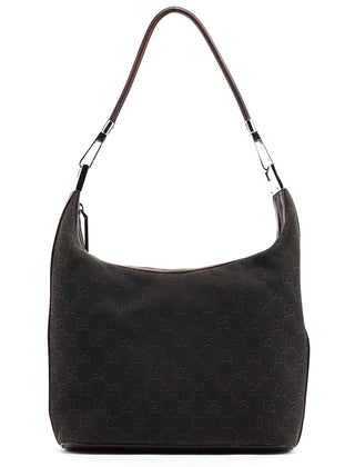 Gucci Brown GG Leather Shoulder Bag