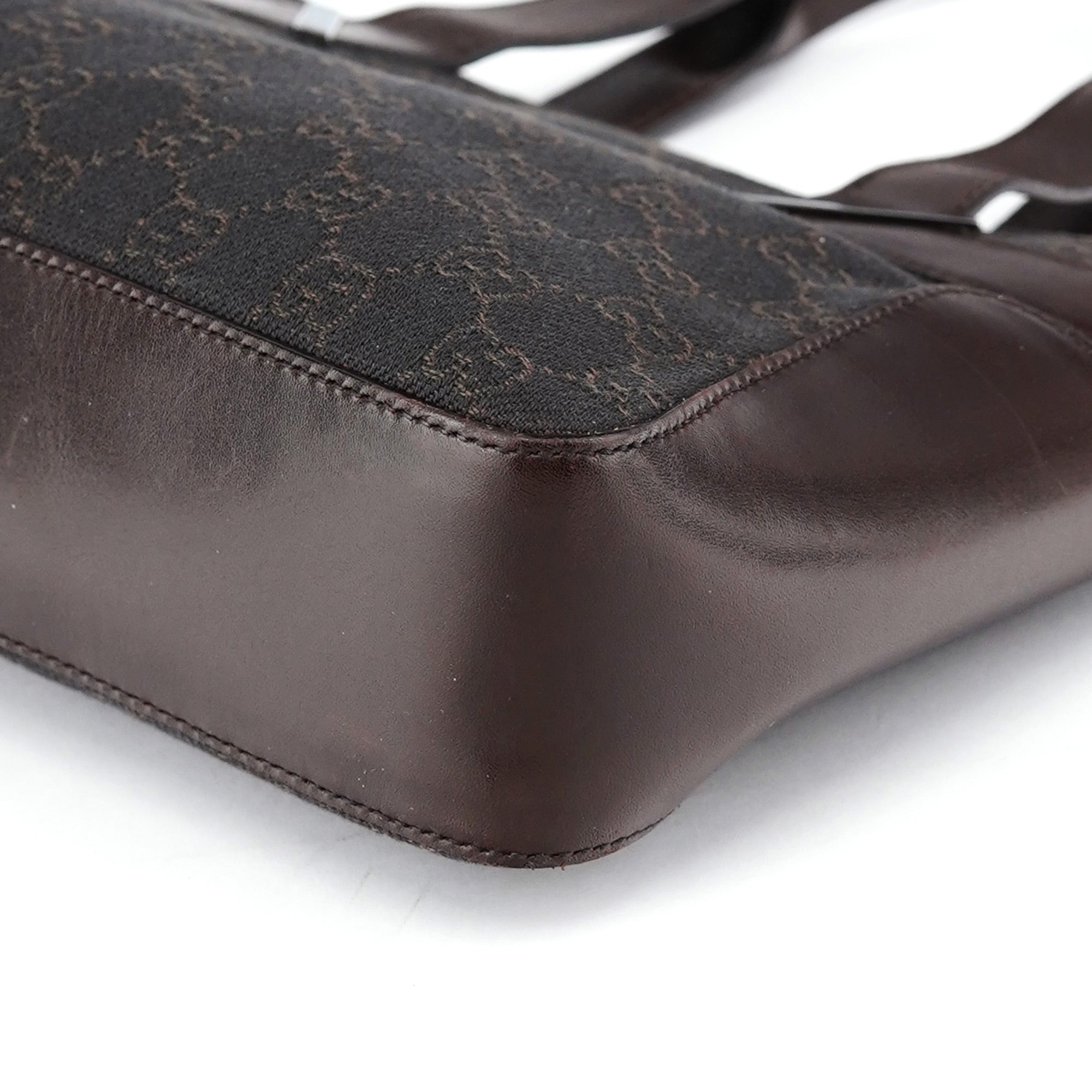 Gucci Brown GG Leather Tote Bag