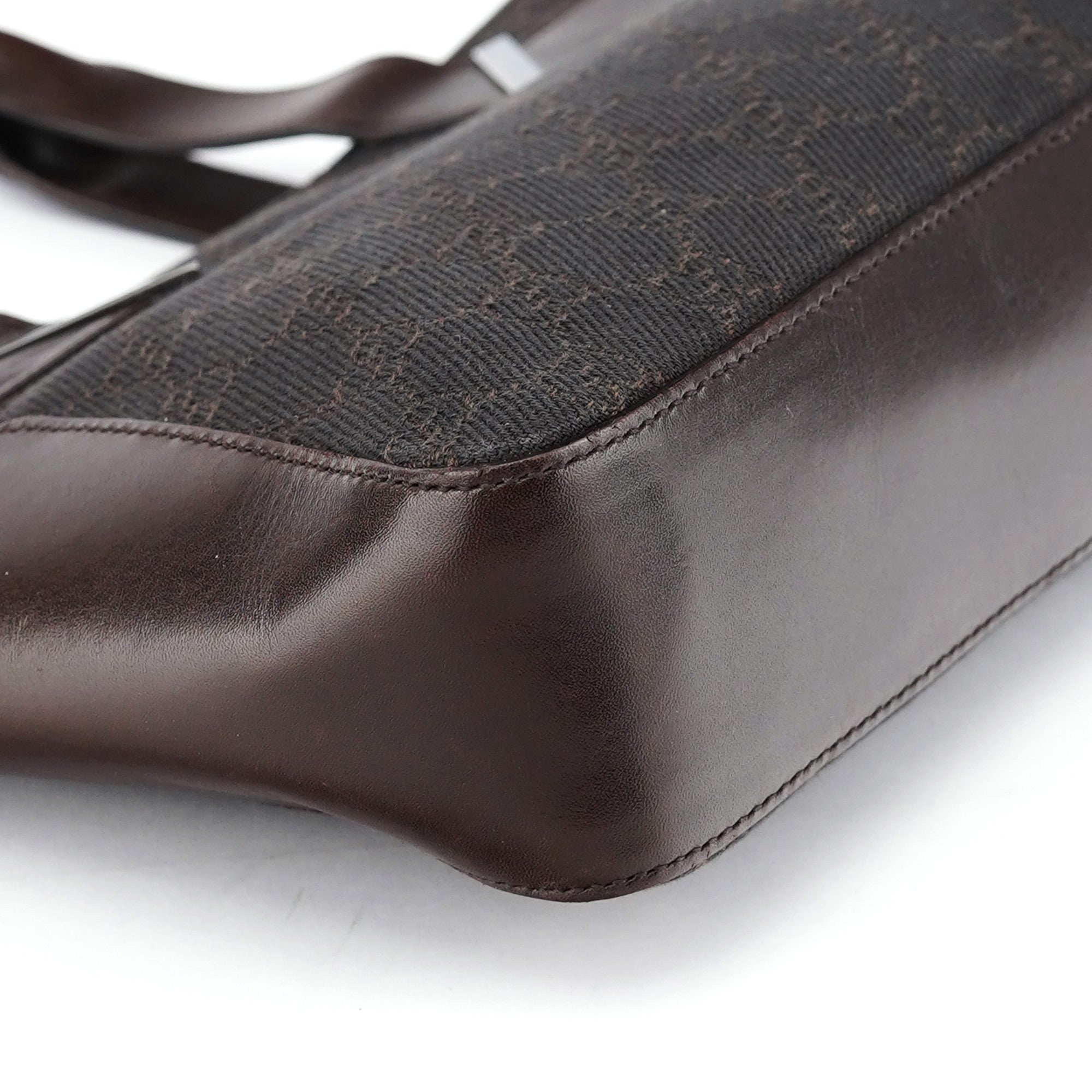 Gucci Brown GG Leather Tote Bag