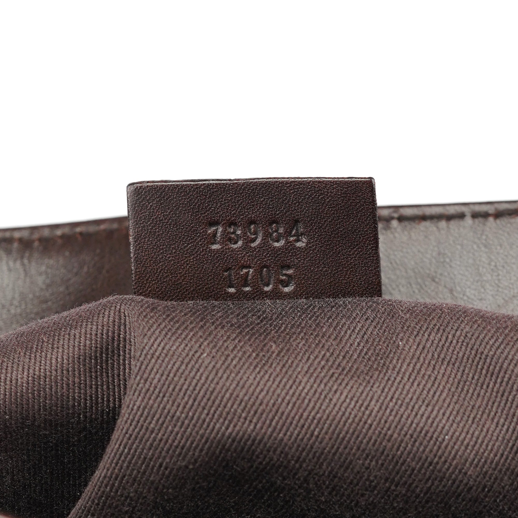 Gucci Brown GG Leather Tote Bag