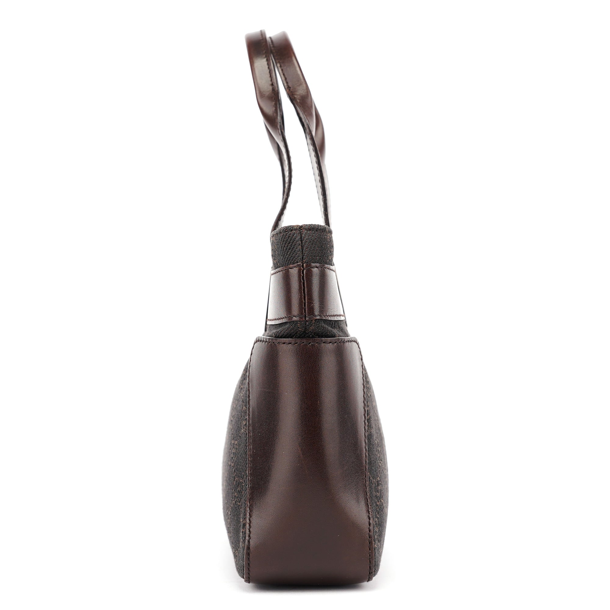 Gucci Brown GG Leather Tote Bag