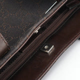 Gucci Brown GG Leather Tote Bag