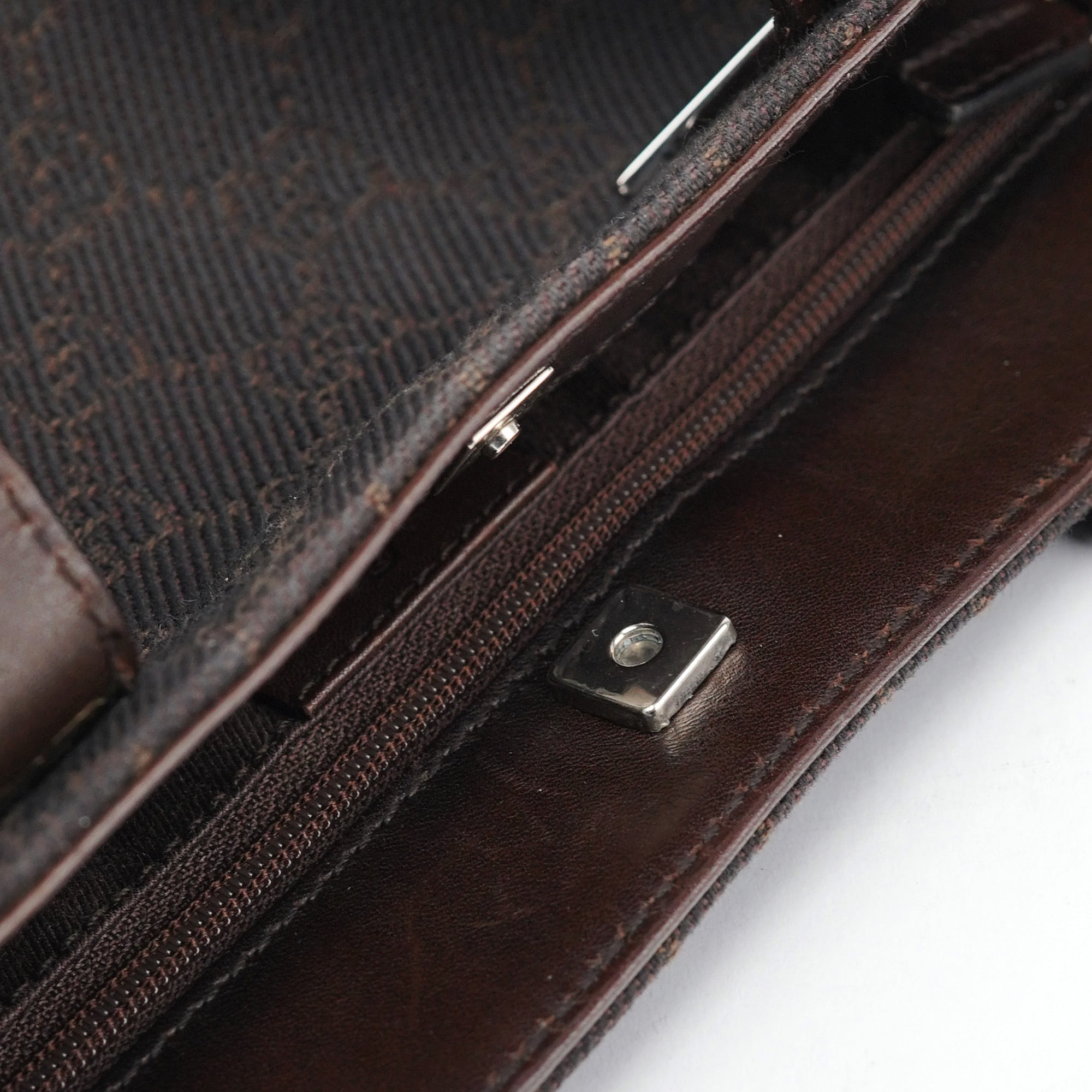 Gucci Brown GG Leather Tote Bag