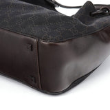 Gucci Brown GG Leather Tote Bag