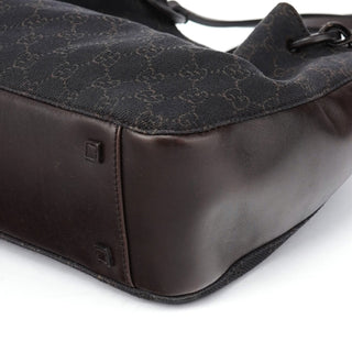 Gucci Brown GG Leather Tote Bag