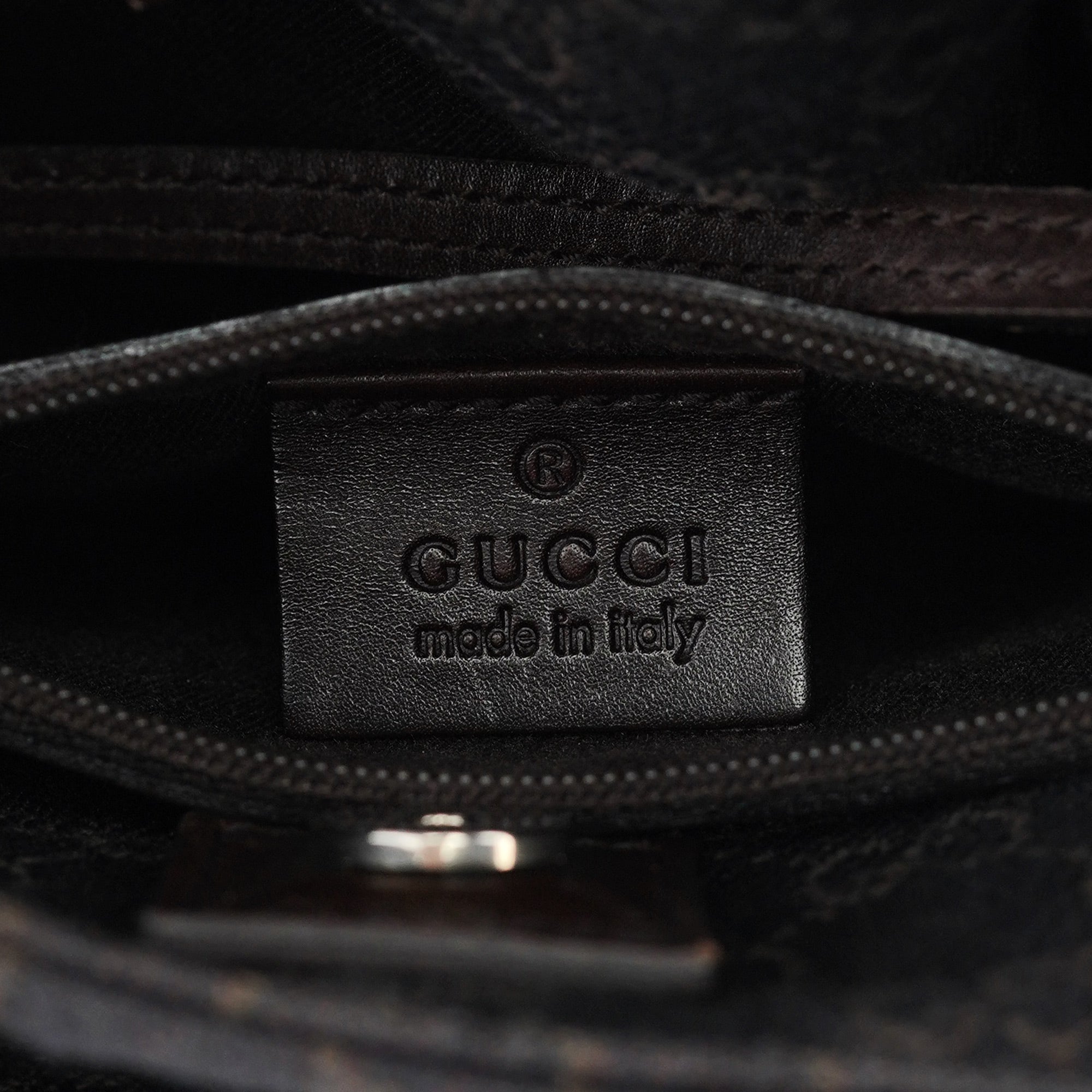 Gucci Brown GG Leather Tote Bag