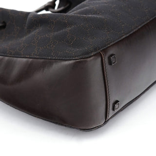 Gucci Brown GG Leather Tote Bag