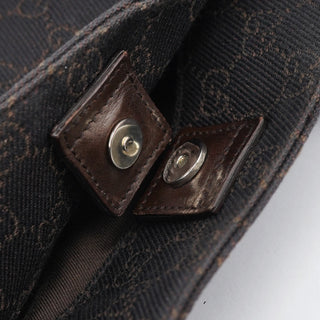 Gucci Brown GG Leather Tote Bag