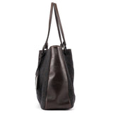 Gucci Brown GG Leather Tote Bag