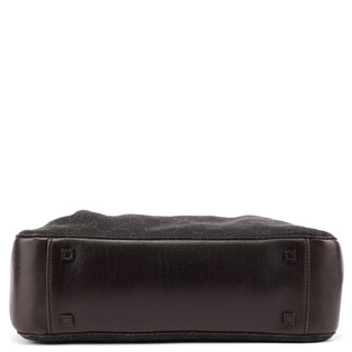 Gucci Brown GG Leather Tote Bag