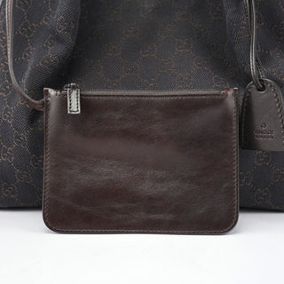 Gucci Brown GG Leather Tote Bag