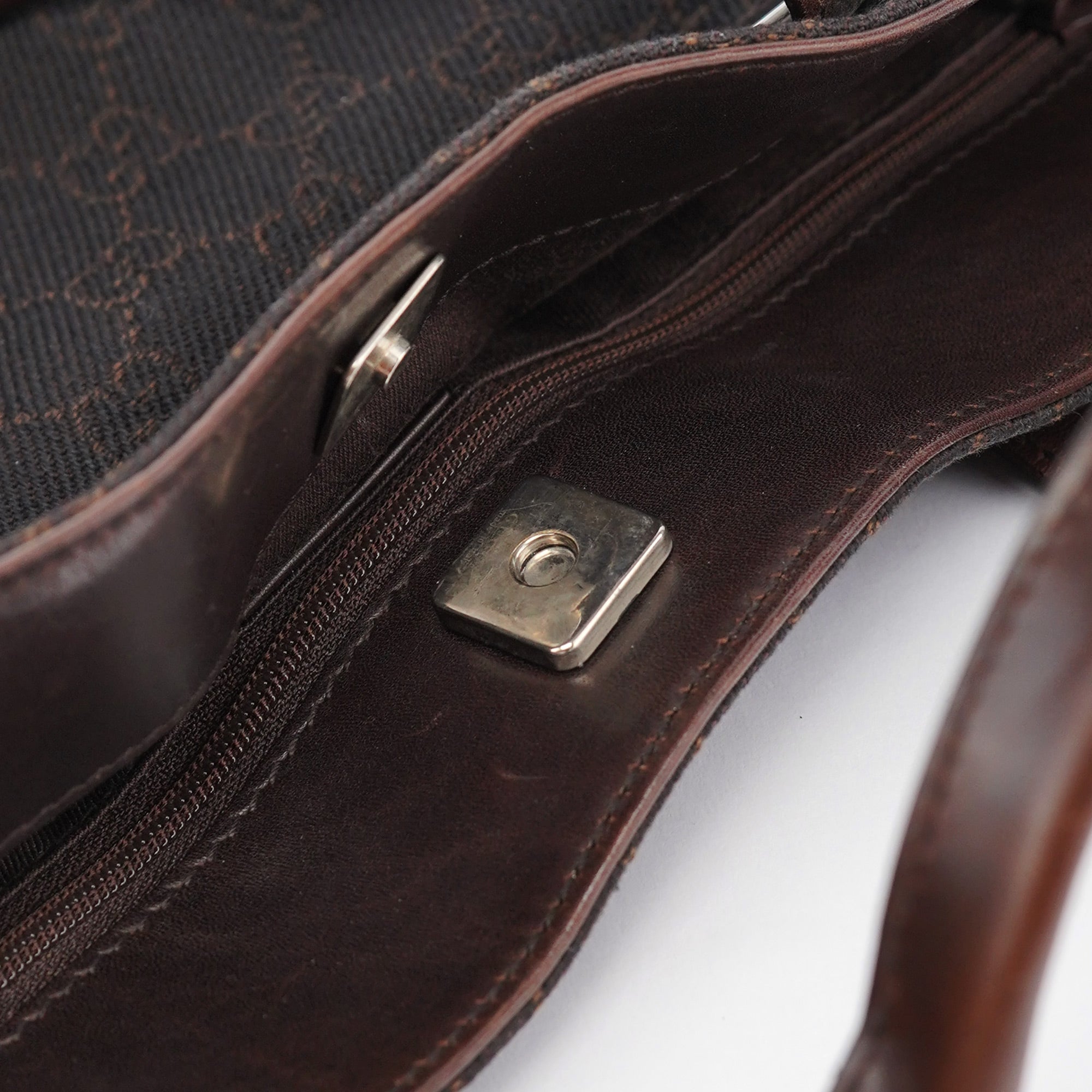Gucci Brown GG Leather Tote Bag
