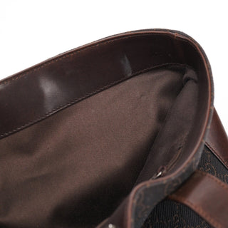 Gucci Brown GG Leather Tote Bag