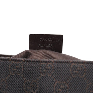 Gucci Brown GG Leather Tote Bag