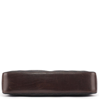 Gucci Brown GG Leather Tote Bag