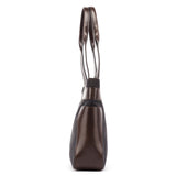Gucci Brown GG Leather Tote Bag