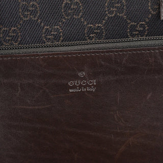 Gucci Brown GG Leather Tote Bag