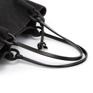 Gucci Brown GG Leather Tote Bag