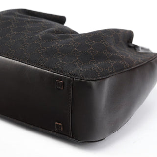 Gucci Brown GG Leather Tote Bag