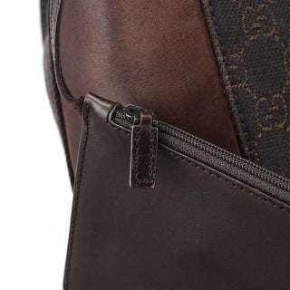 Gucci Brown GG Leather Tote Bag