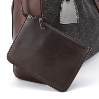 Gucci Brown GG Leather Tote Bag