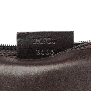 Gucci Brown GG Leather Tote Bag