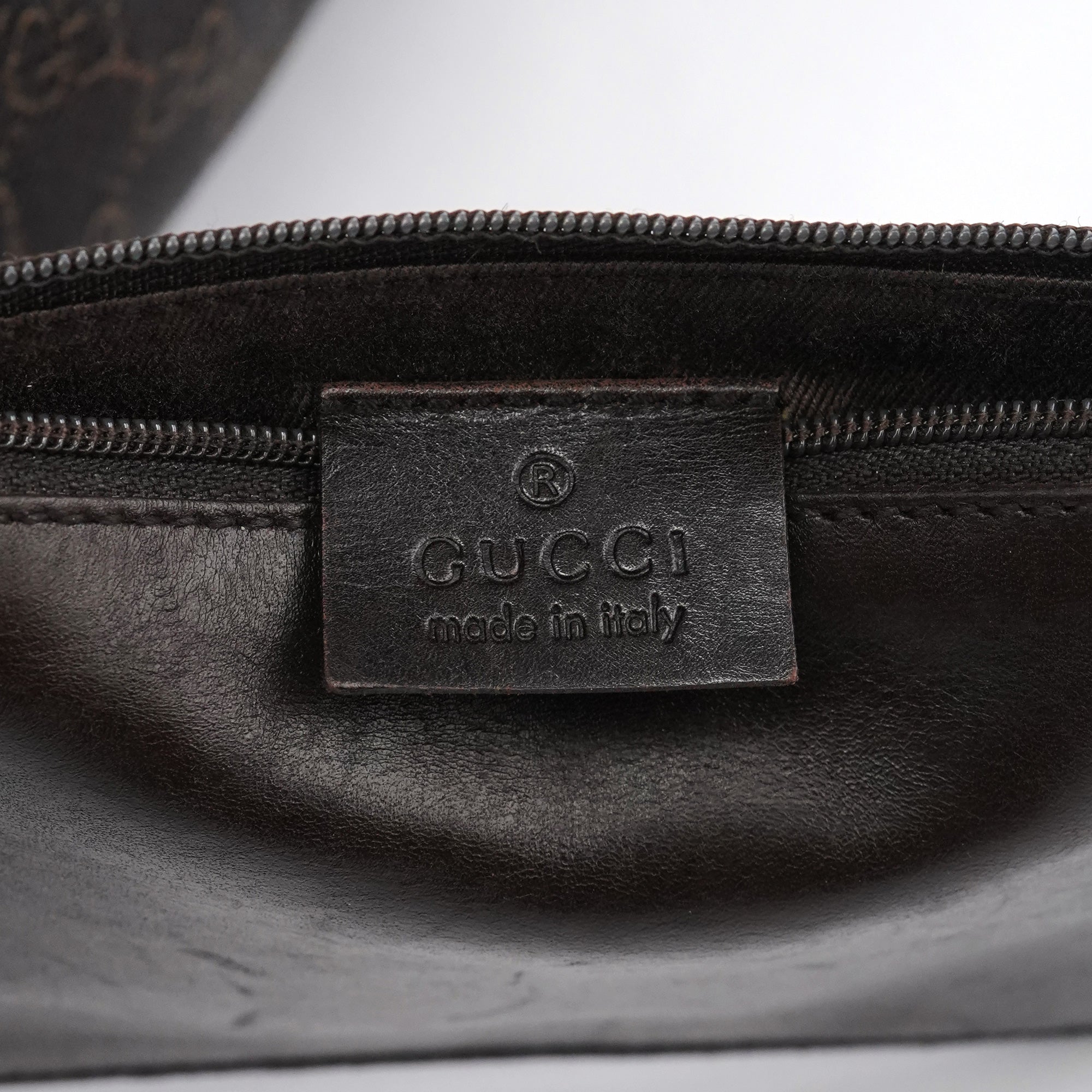 Gucci Brown GG Leather Tote Bag