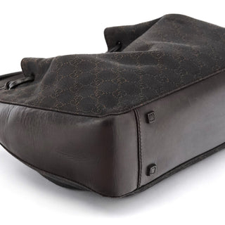 Gucci Brown GG Leather Tote Bag