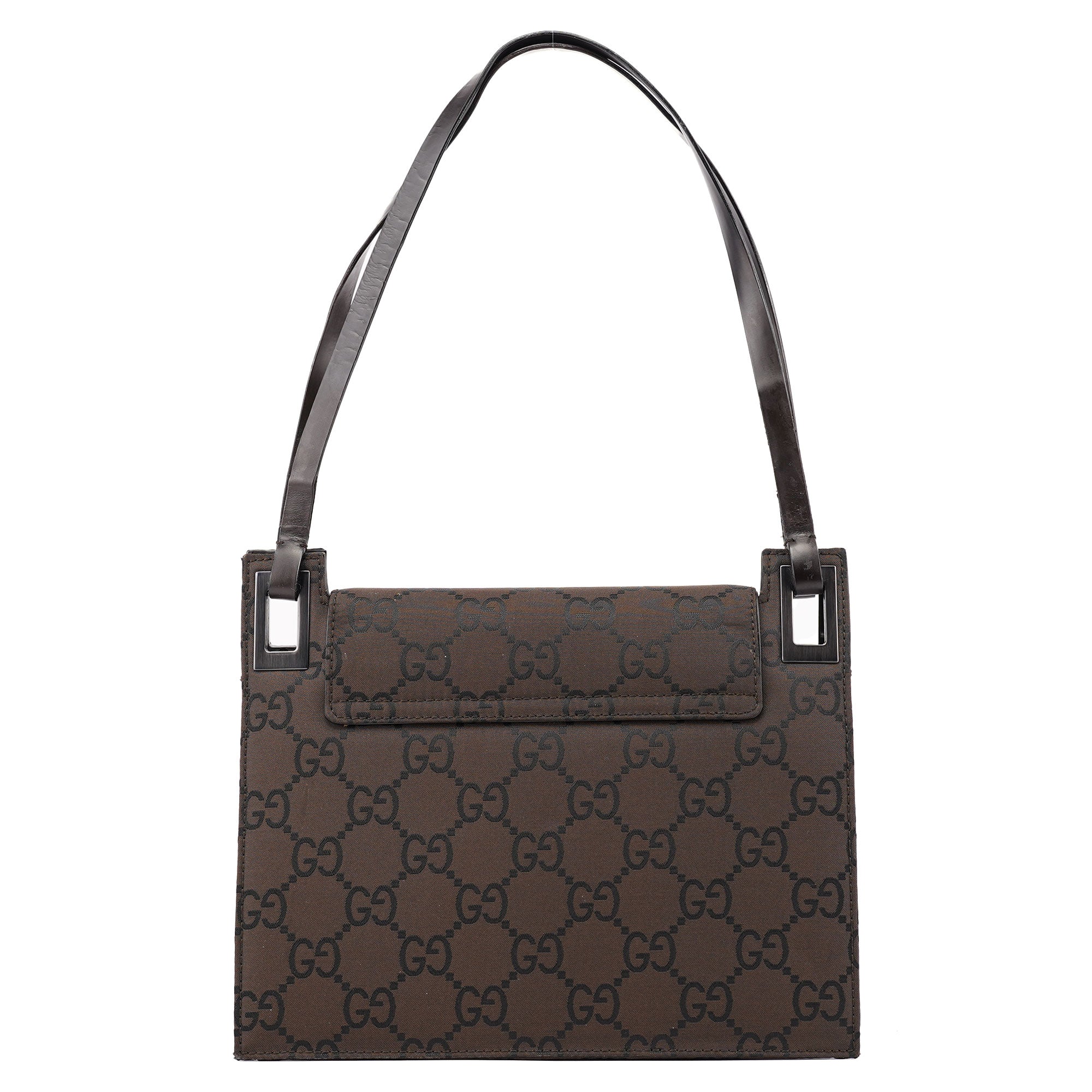 Gucci Schultertasche aus braunem GG Canvas