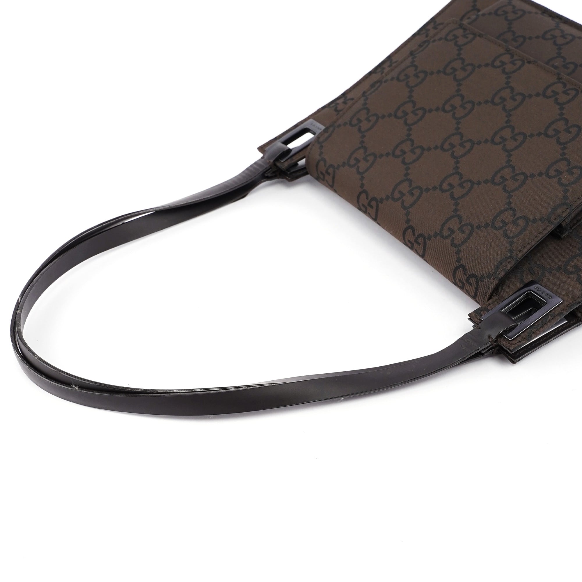 Gucci Sac porté épaule en toile GG marron