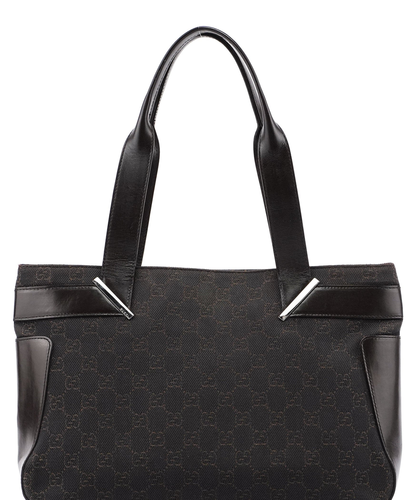 Gucci Brown GG Wool Tote Bag