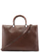 Gucci Brown Leather Bamboo 2-Way Tote