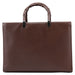 Gucci Brown Leather Bamboo 2-Way Tote Bag