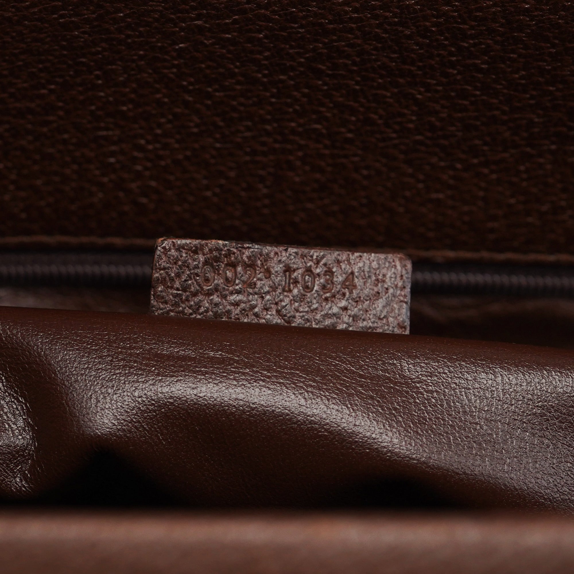 Gucci Sac cabas deux portés Bamboo en cuir marron
