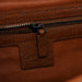 gucci Brown Leather Bamboo Handbag