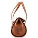 gucci Brown Leather Bamboo Handbag