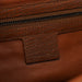 gucci Brown Leather Bamboo Handbag