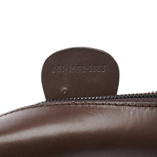 Gucci Brown Leather Bamboo Shoulder Bag