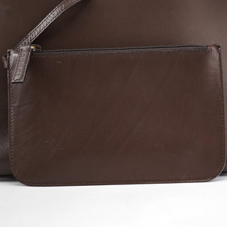 Gucci Brown Leather Bamboo Shoulder Bag