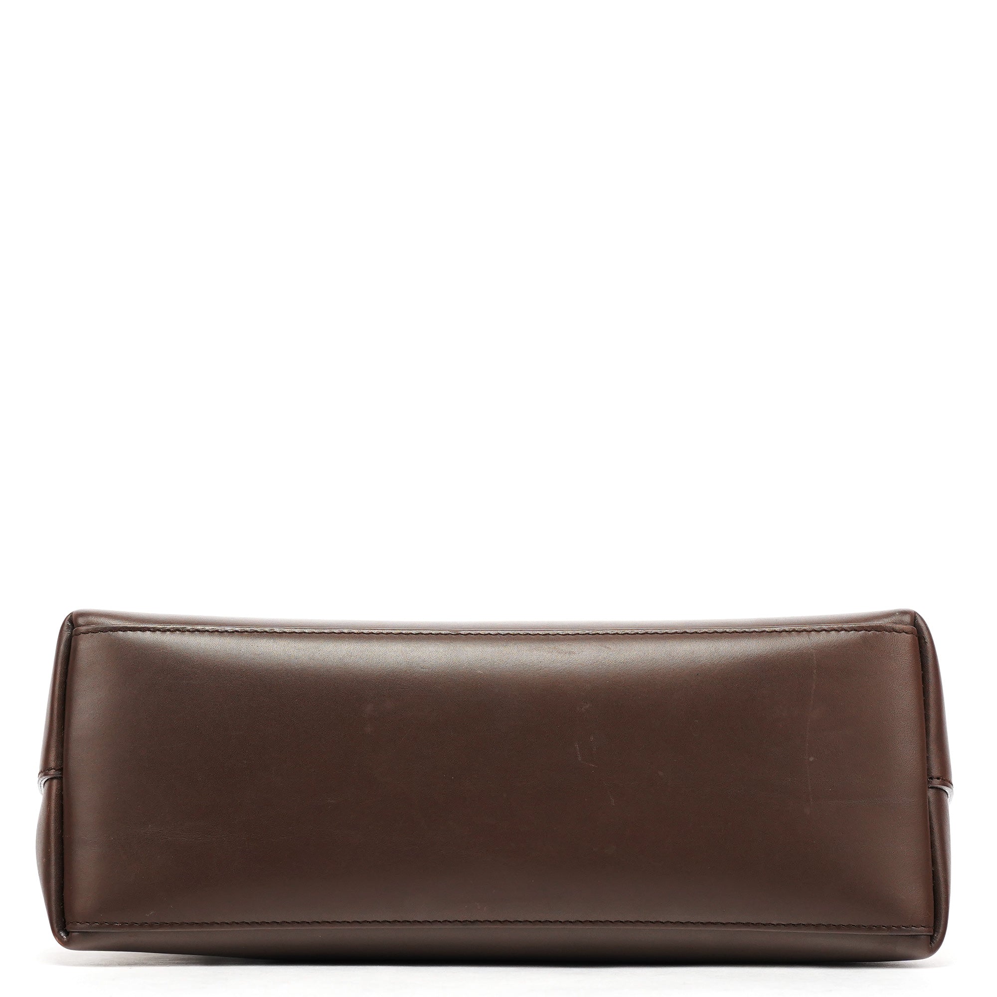 Gucci Sac porté épaule Bamboo en cuir marron