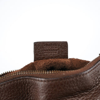 Gucci Brown Leather Cargo Tote Bag