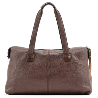 Gucci Brown Leather Cargo Tote Bag