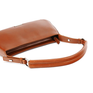 Gucci Brown Leather Hobo Shoulder Bag