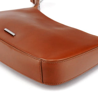 Gucci Brown Leather Hobo Shoulder Bag