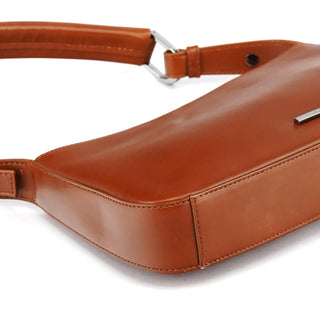 Gucci Brown Leather Hobo Shoulder Bag