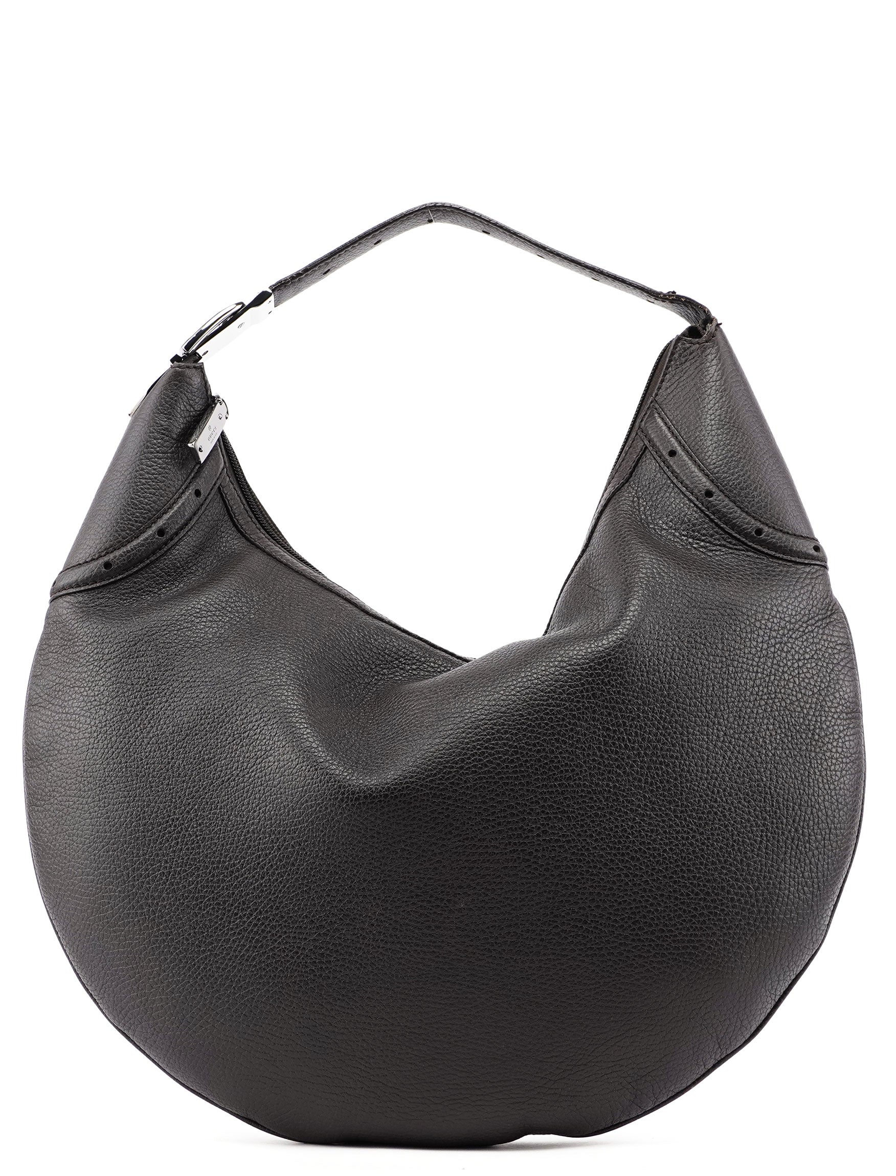 Gucci Brown Leather Hobo Shoulder Bag