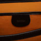 Gucci Brown Leather Square G Shoulder Bag