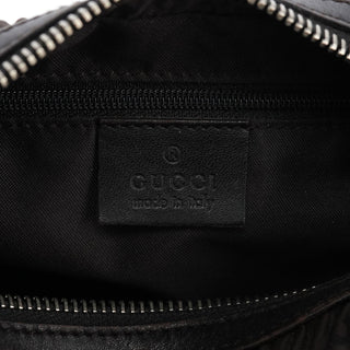 Gucci Brown Pleated GG Hobo Shoulder Bag